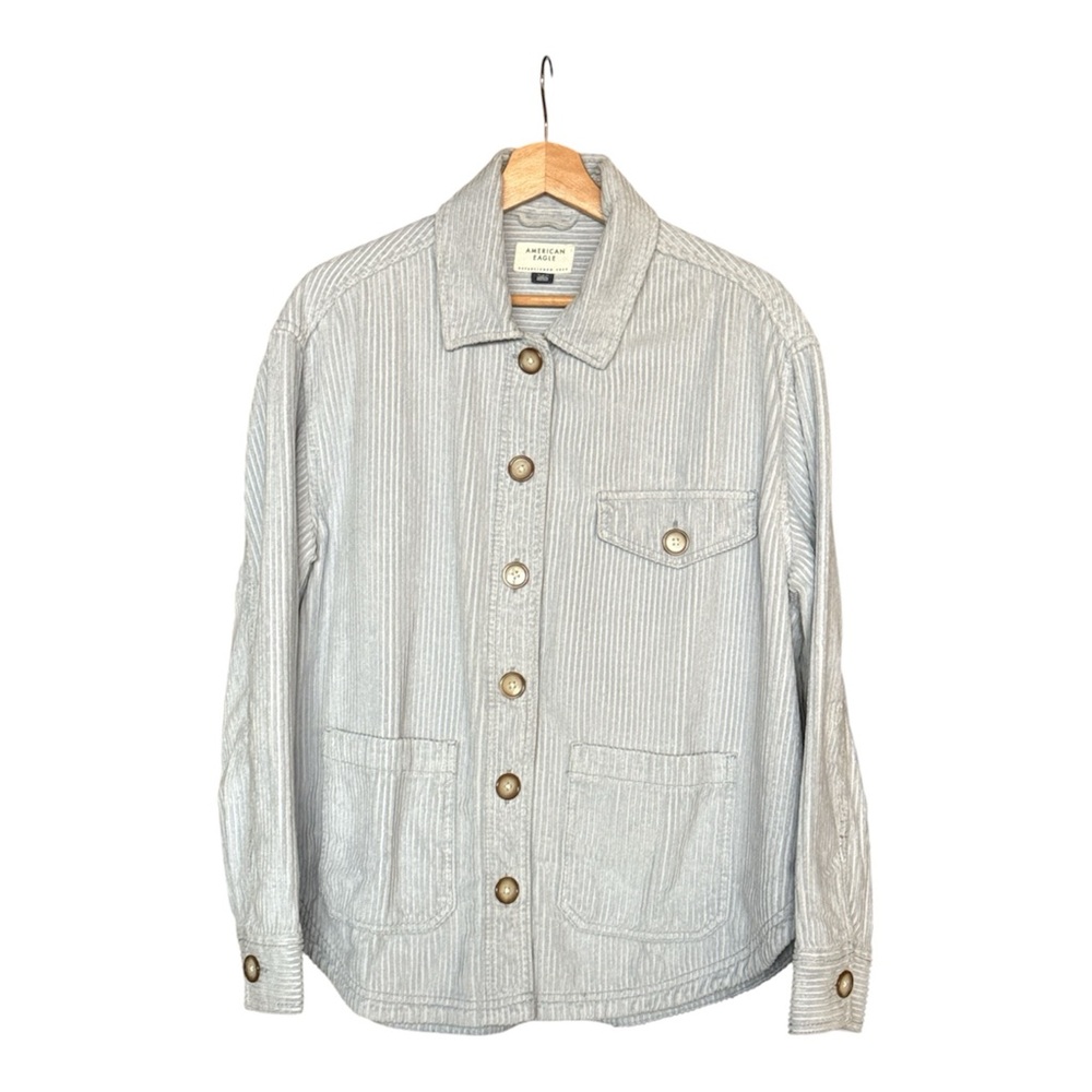 American Eagle Ribbed Knit Jacket